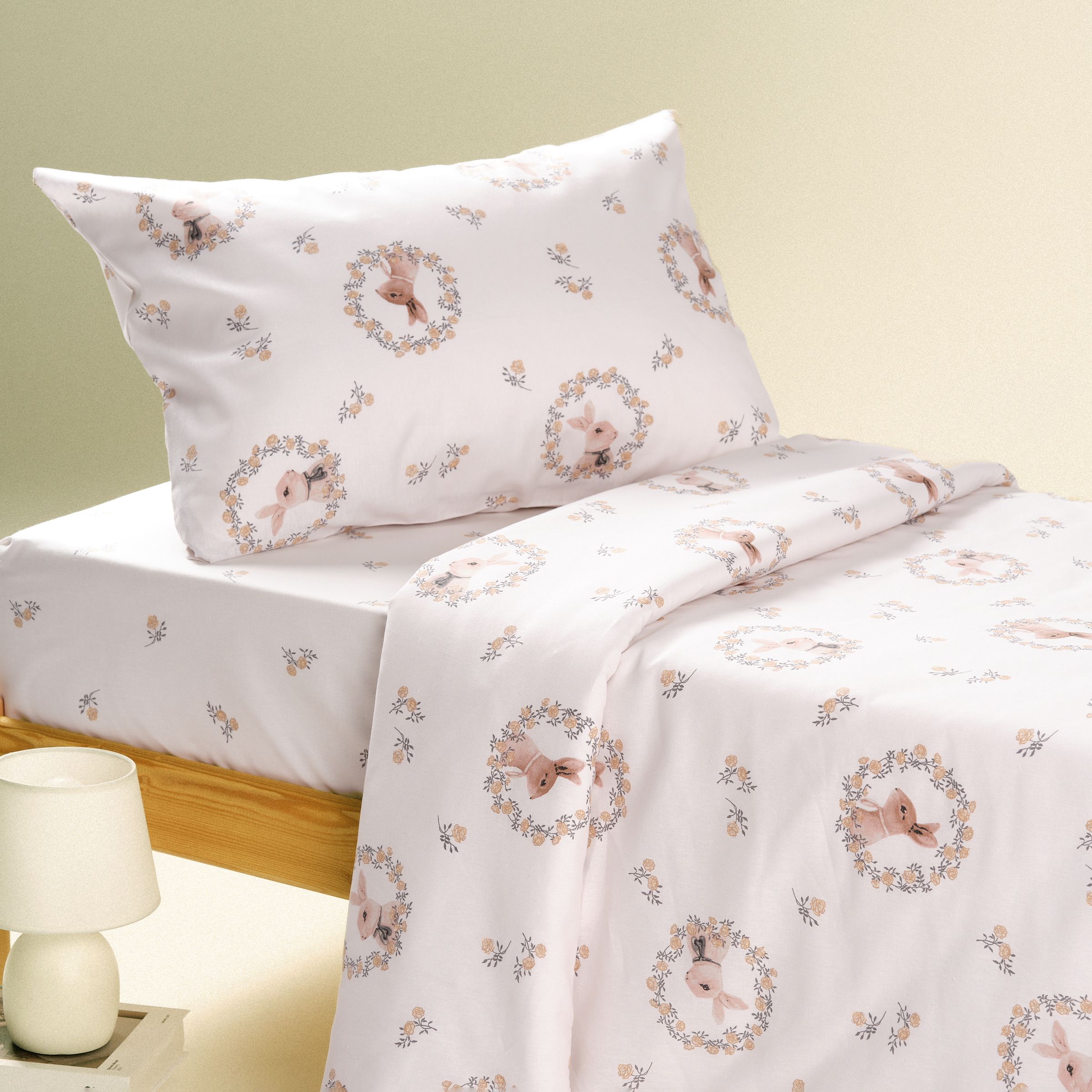 Комплект постельного белья Ночь Нежна Мистер Рэббит полутораспальный 3 предм. - фото 4