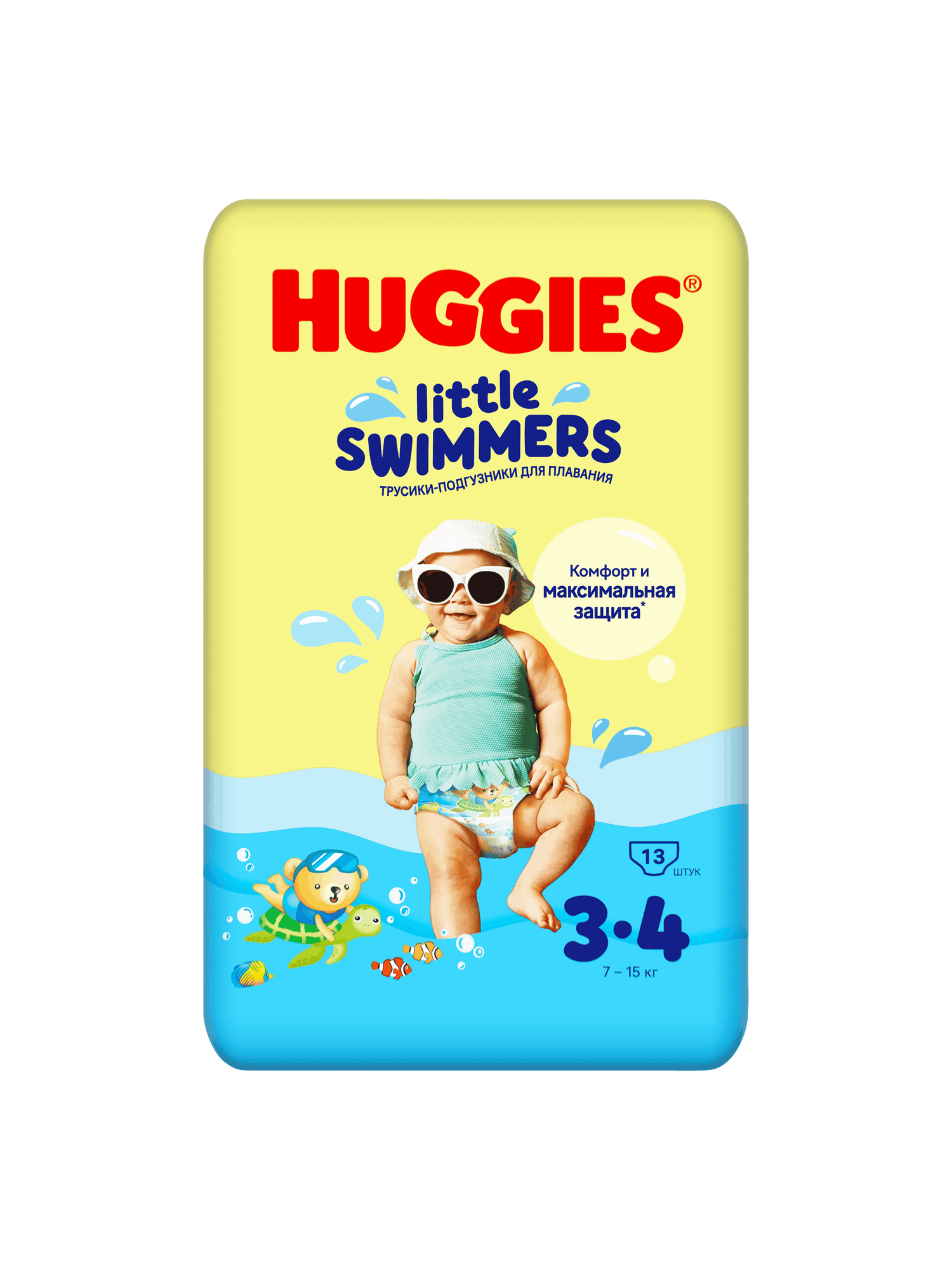 Трусики Huggies Little Swimmers для плавания 3 (7-15кг) 13 шт. - фото 2