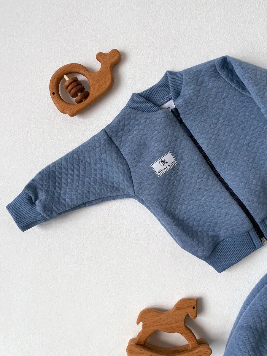 Костюм Супер Пупс мод4м/сероголубой - фото 4