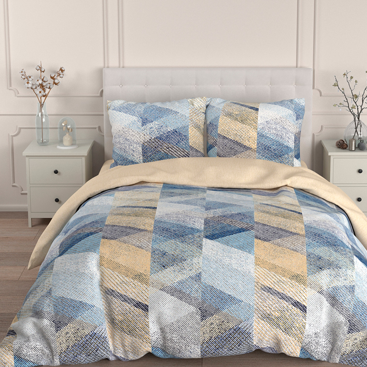 Комплект постельного белья для SNOFF Бенито двуспальный 4 предм. - фото 13