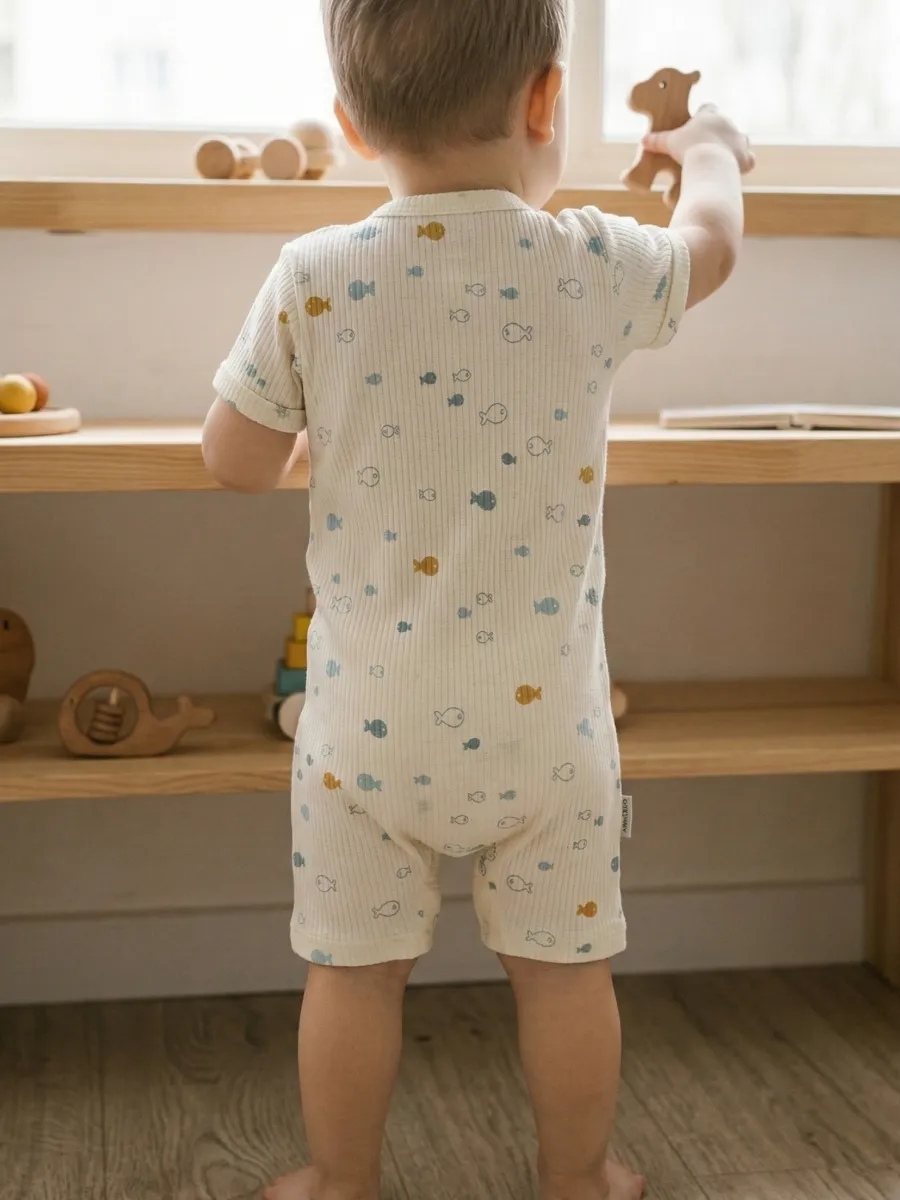 Песочник 3 шт Супер Пупс нбр/3пр/псч/sk22/полоска/рыбки - фото 10