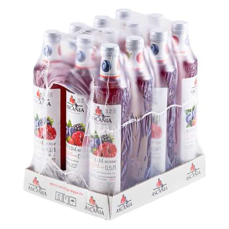 Лимонад Ascania Лесная ягода 0.5 л 12 штук