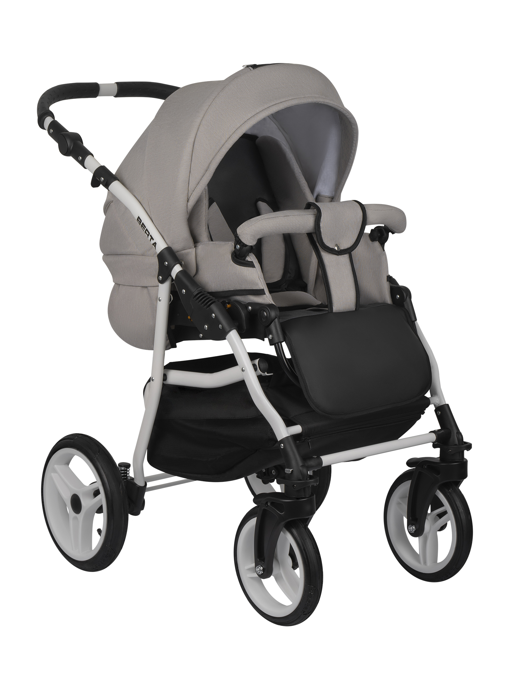 Коляска 2в1 alis BERTA 10 бежевый - фото 3
