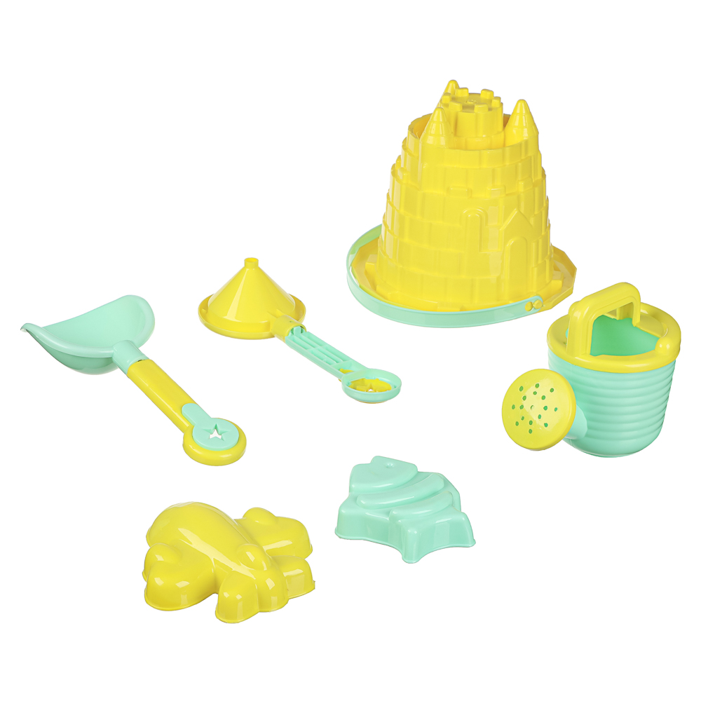 Песочный набор Игроленд "Замок" 6 предметов 6 предм. - фото 6