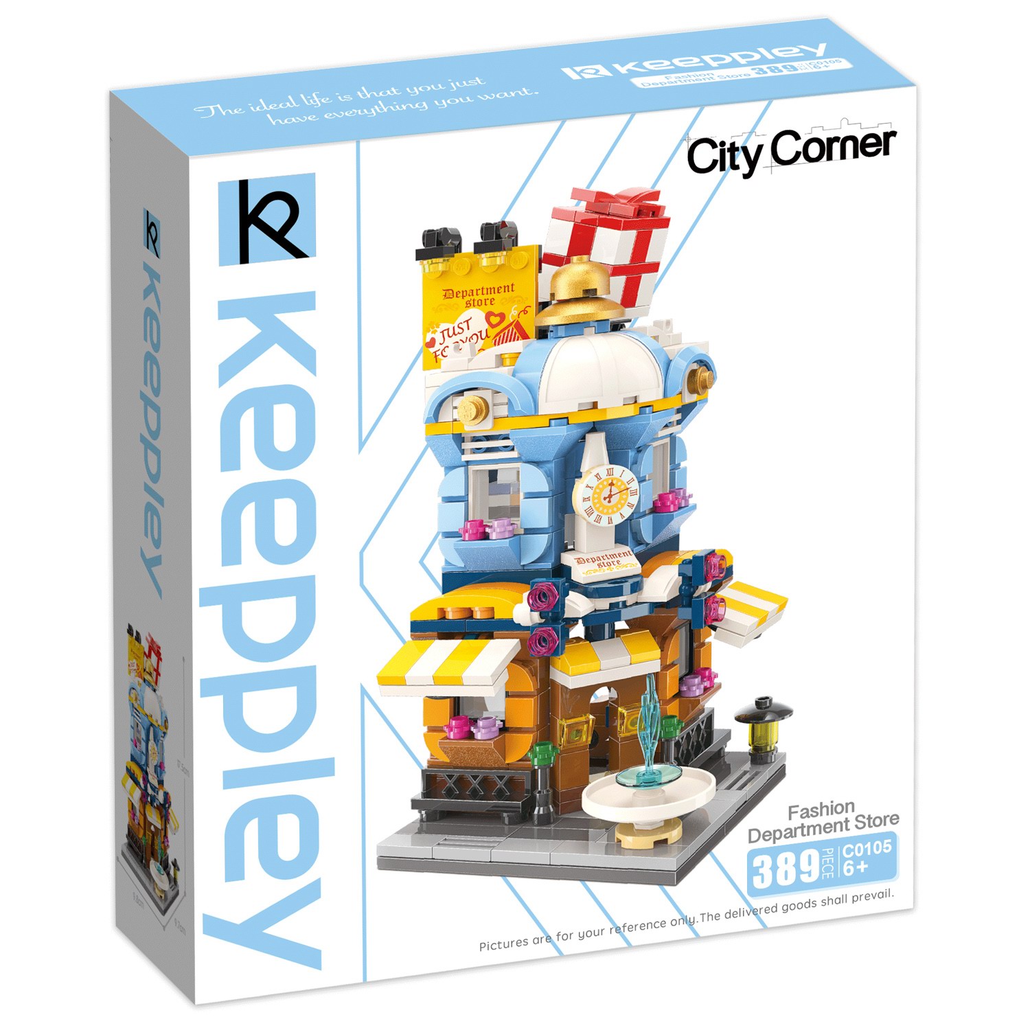 Конструктор Junfa City Corner Торговый центр сборная игровая модель - фото 1