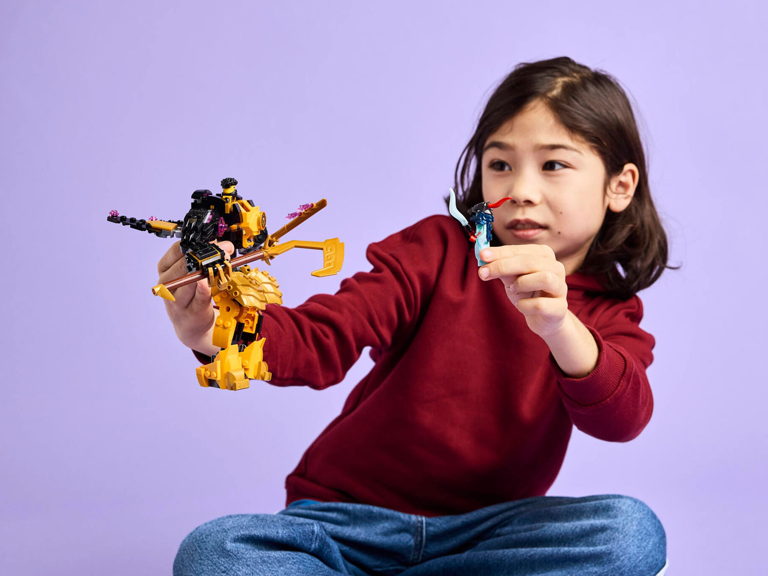 Конструктор LEGO NINJAGO Боевой робот 71839 213 дет. - фото 9
