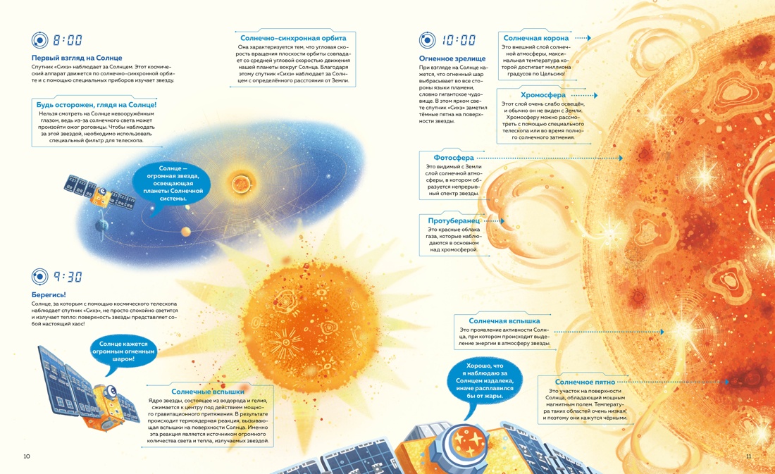Книга Махаон 24 часа в космосе. Дуань Чжан Цюй И. Планеты Солнечной системы - фото 6