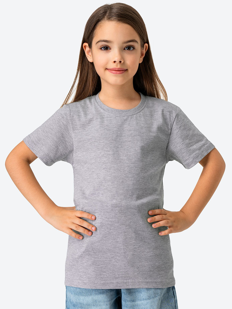 Футболка 3 шт HappyFox HF5501N3серыймеланж.белый.черный - фото 4