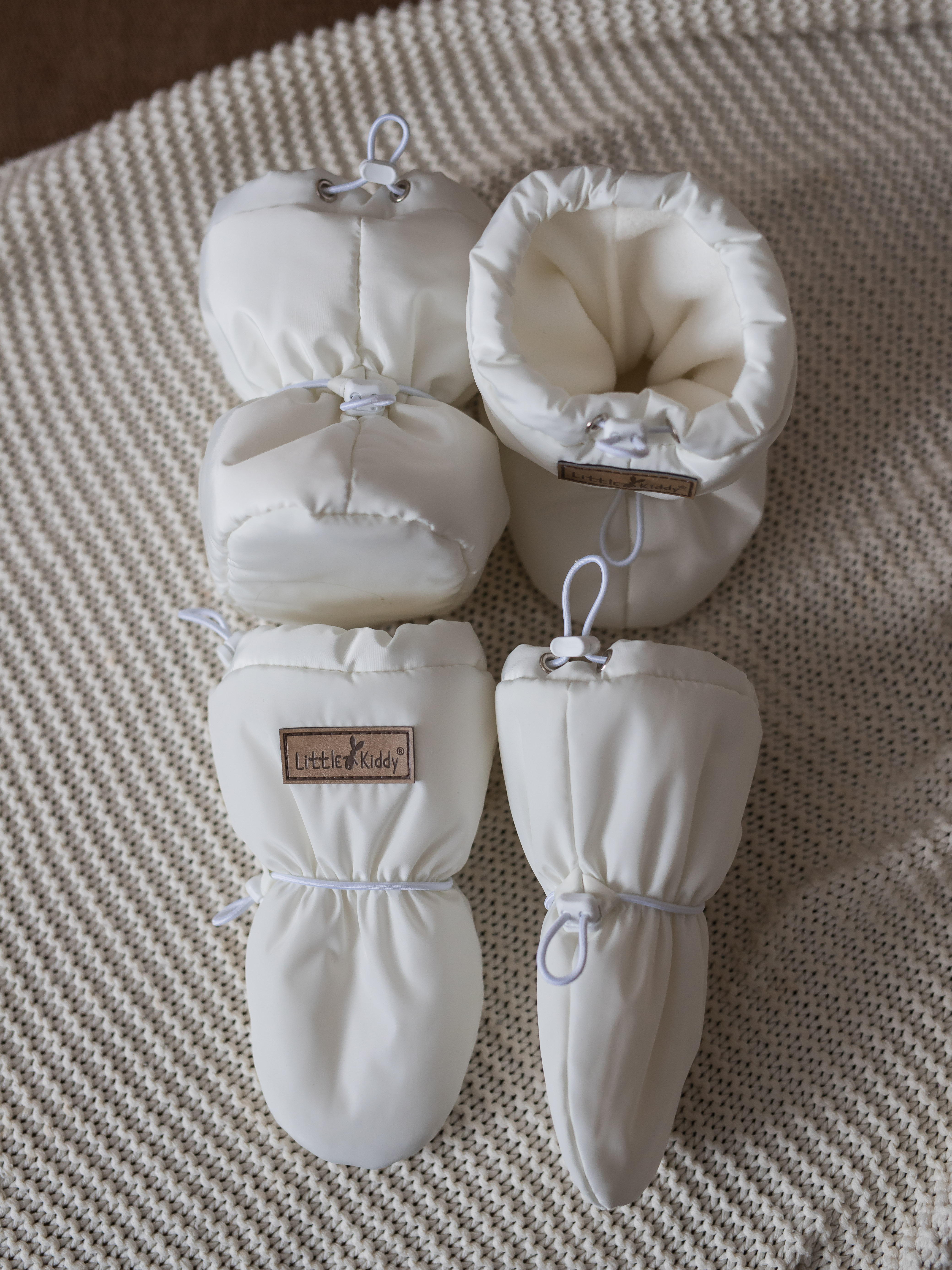 Пинетки LittleKiddy komplekt_demiмолочный - фото 2
