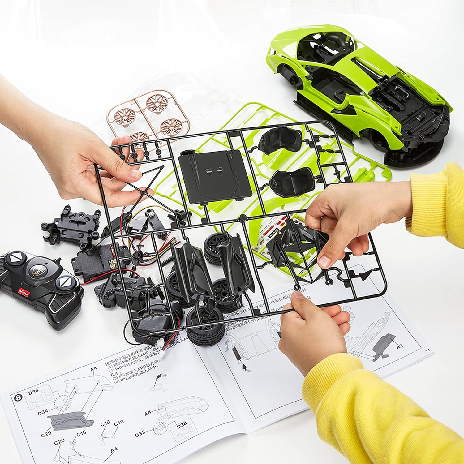 Конструктор Rastar Lamborghini Sian 72 дет. - фото 6