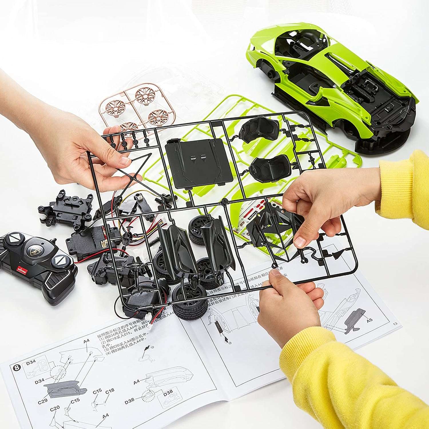 Конструктор Rastar Lamborghini Sian 72 дет. - фото 6