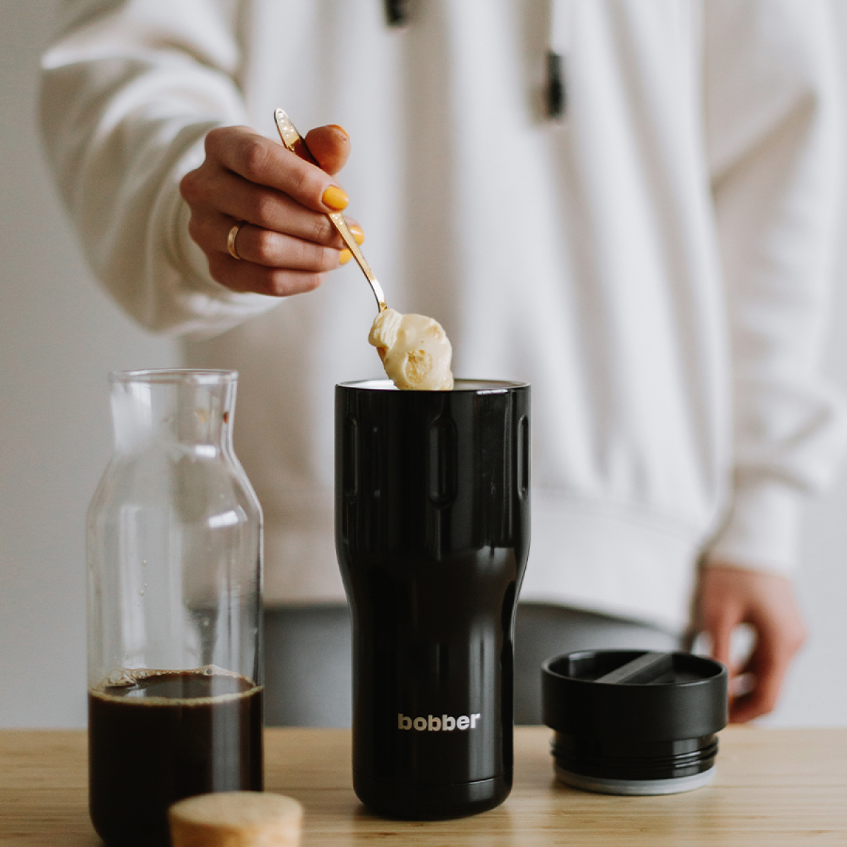 Термокружка 500 мл для напитков Bobber Tumbler 500 черный - фото 4