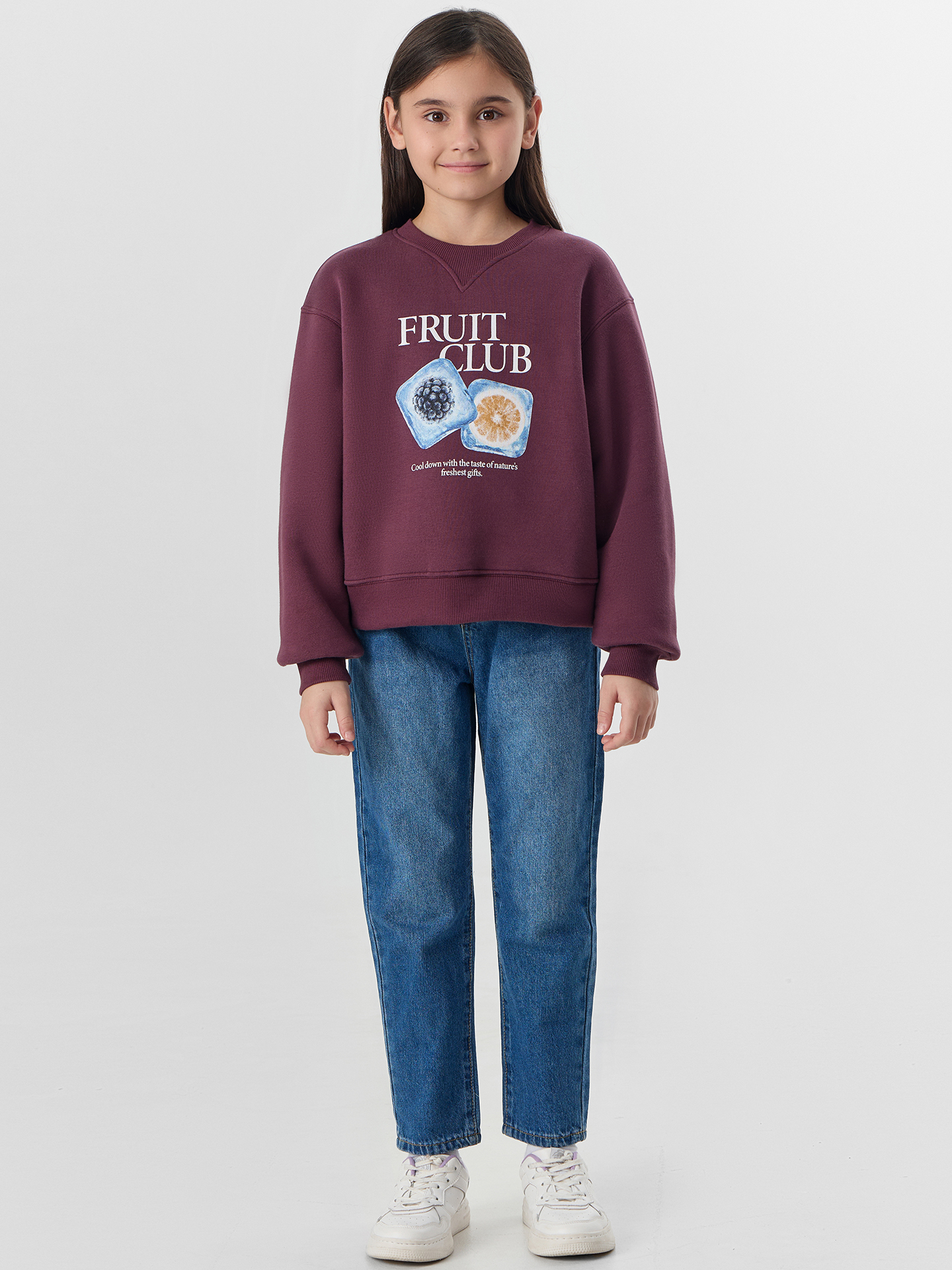 Свитшот Mark Formelle (Марк Формэль) 127982/ежевичный +печать - фото 3