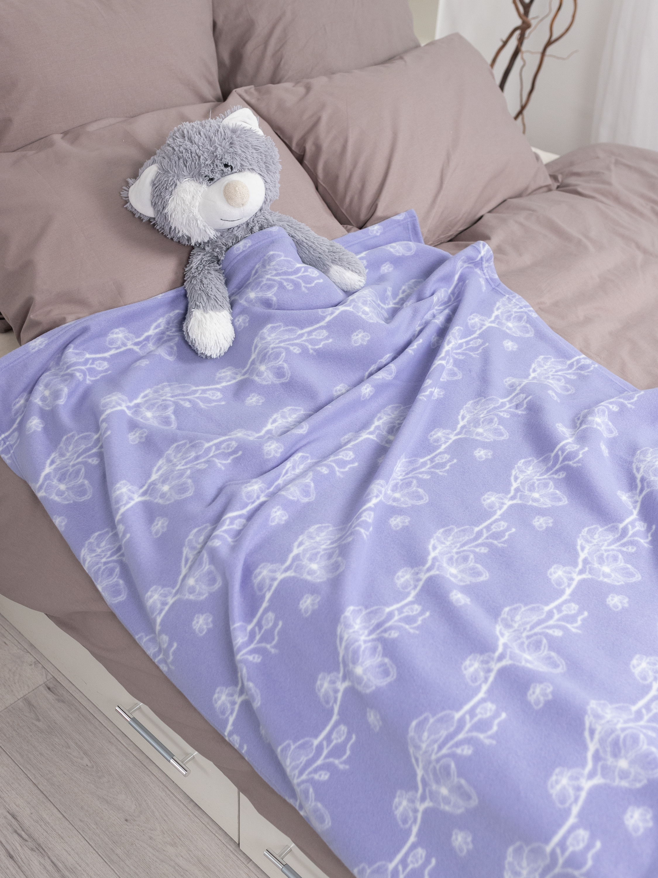 Плед Wellness WPL105-Магнолия 100 x 150 см флис - фото 4