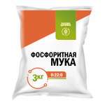 Удобрение минеральное смесевое НОВ-АГРО Фосфоритная мука с комплексом микроэлементов 3кг