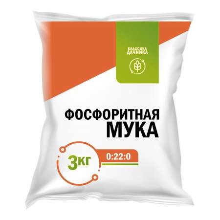 Удобрение минеральное смесевое НОВ-АГРО Фосфоритная мука с комплексом микроэлементов 3кг
