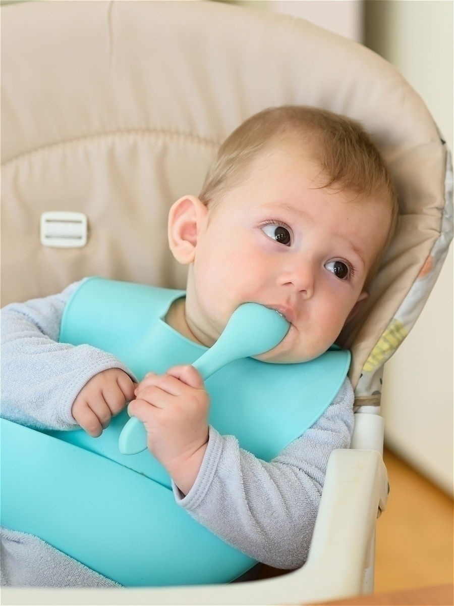 Нагрудник Miyoumi силикон 1 шт. - фото 4