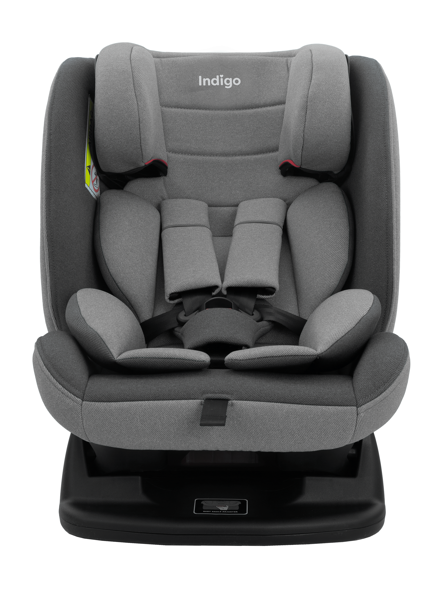 Автокресло Indigo Reflex светло-серый, серый 0+/1/2/3 (0-36 кг) - фото 13