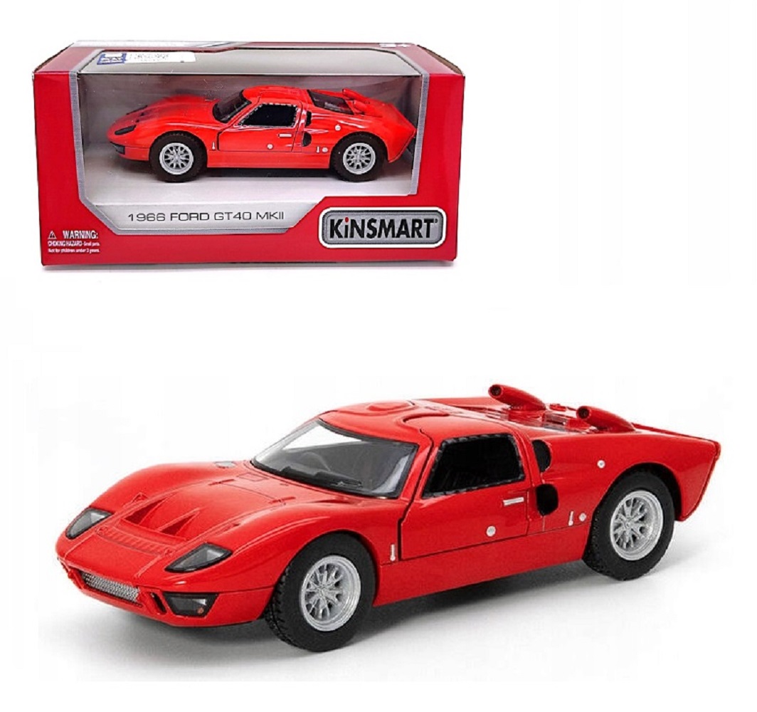 Автомобиль KINSMART Ford GT40 MKII 1966 г 1:36 KT5427W/2 - фото 1