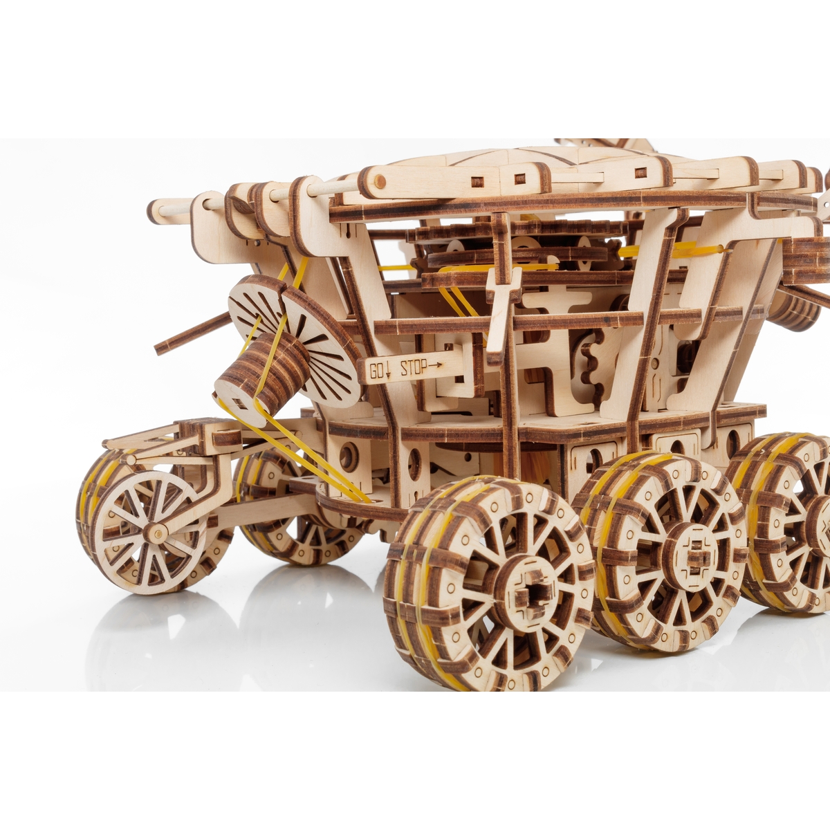 Конструктор Eco Wood Art Робот Луноход деревянный - фото 16