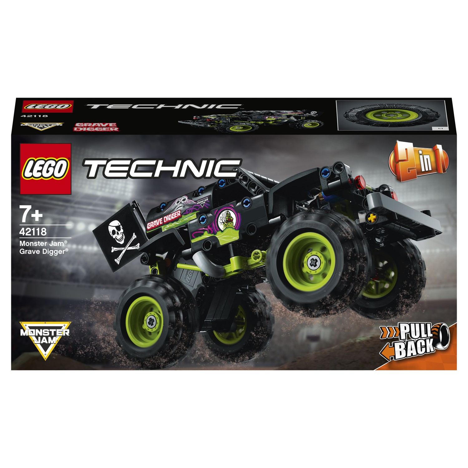 Конструктор LEGO Technic Monster Jam Grave Digger 212 дет. - фото 2