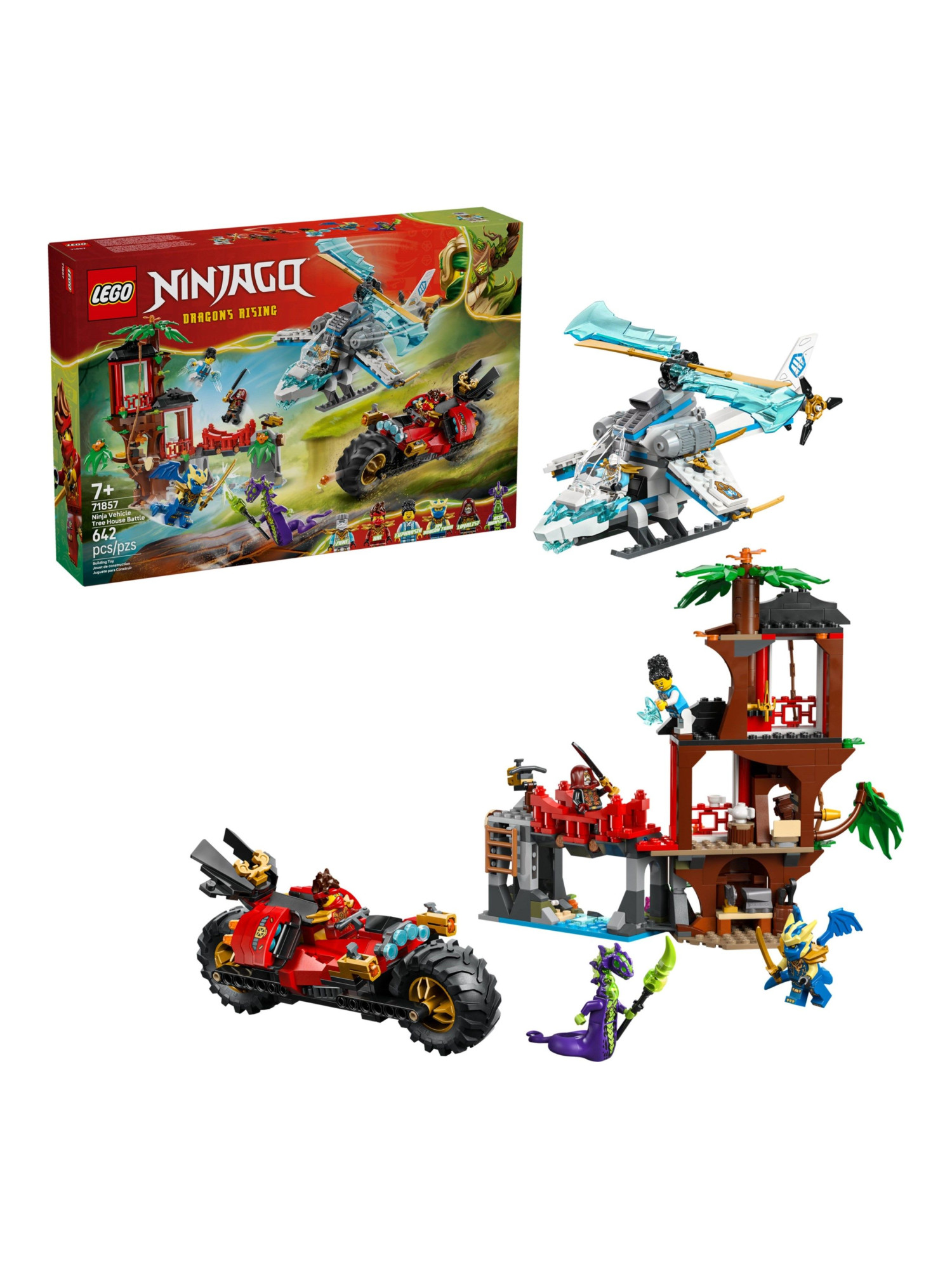 Конструктор LEGO NINJAGO Битва за дом на дереве 642 дет. - фото 3