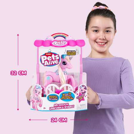 Игровой набор Zuru Pets Alive Единорог