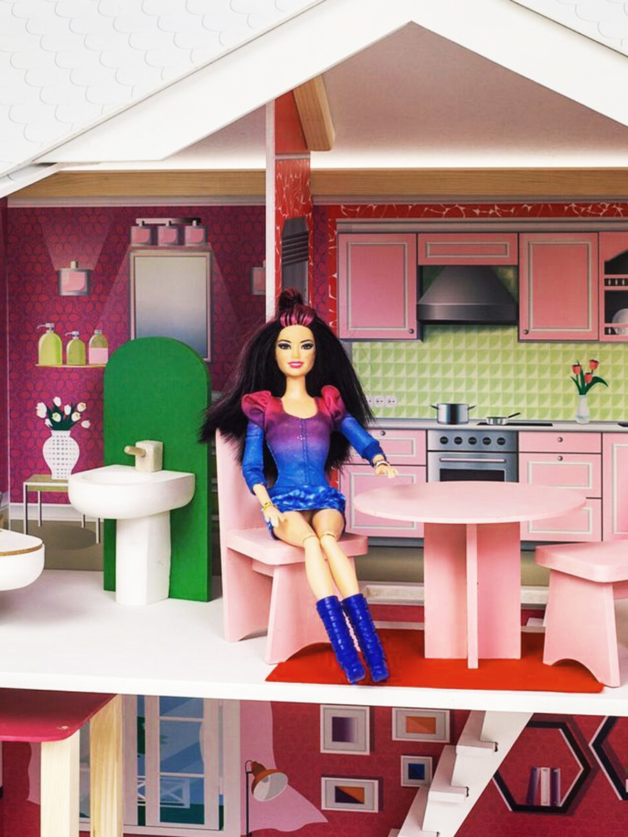 Домик для кукол PAREMO 121 см с мебелью PD318-15 - фото 7