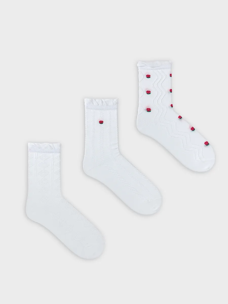 Носки 3 пары Mark Formelle (Марк Формэль) 237A-3114/белый-3/ - фото 8