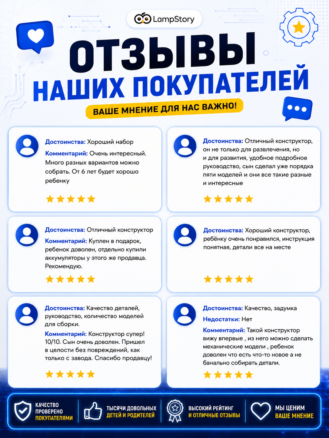 Конструктор LampStory Конструктор STEAM электронный 394 дет. - фото 13
