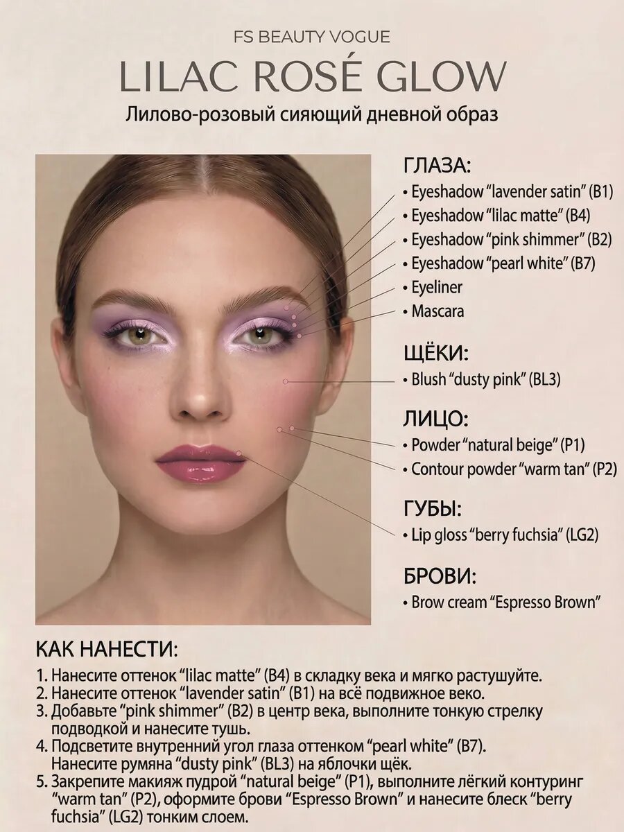 Подарочный набор декортивной косметики FS Beauty De Lux - фото 15
