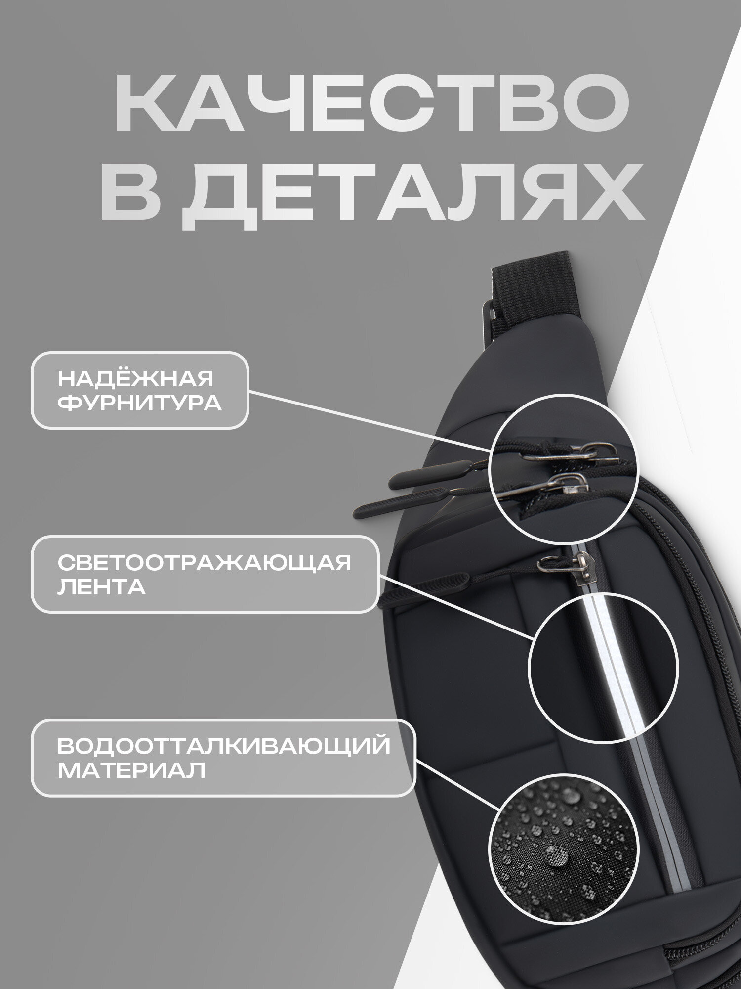 Сумка HEIKKI поясная - фото 4