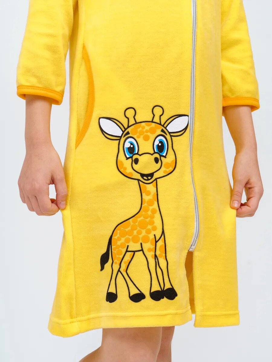 Халат TOTEMFOX 831В2F/лимонныйЖираф - фото 5