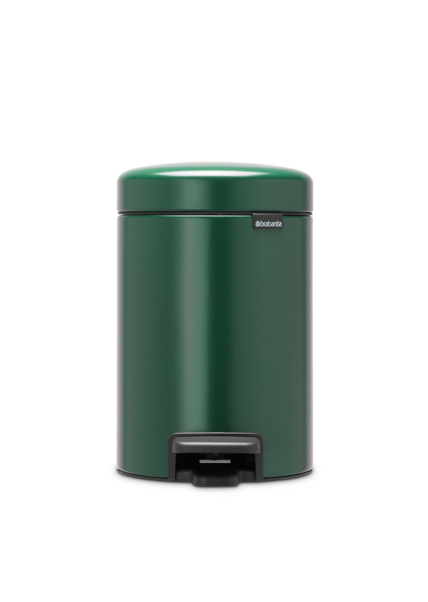Бак мусорный Brabantia NewIcon с педалью зеленая сосна 3л 304002 - фото 1