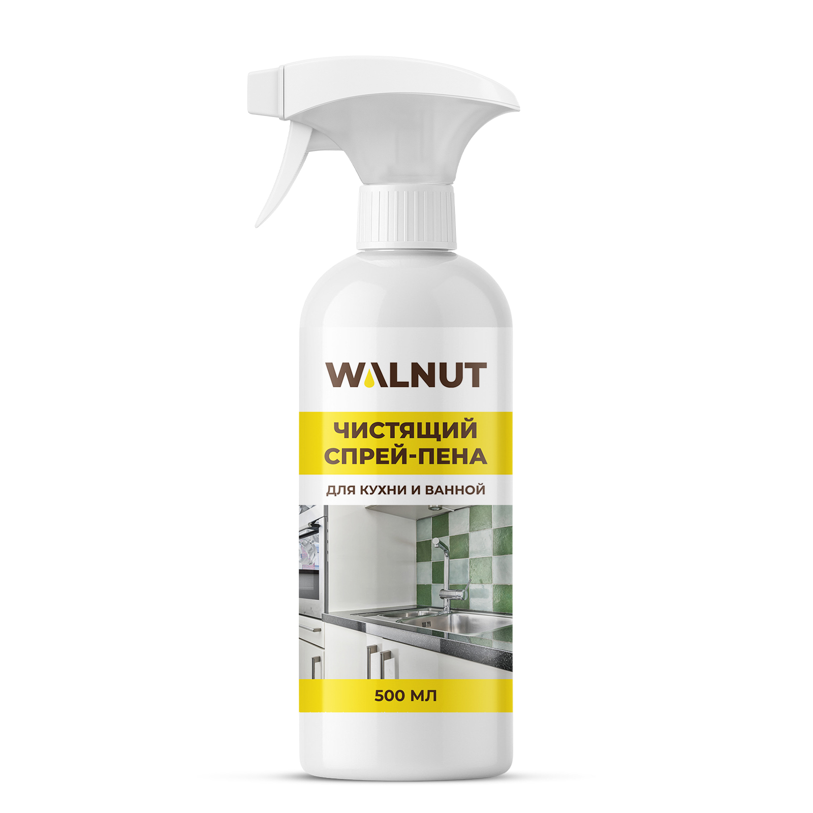 Чистящая спрей-пена для уборки WALNUT от налета и жира, 500 мл - фото 10
