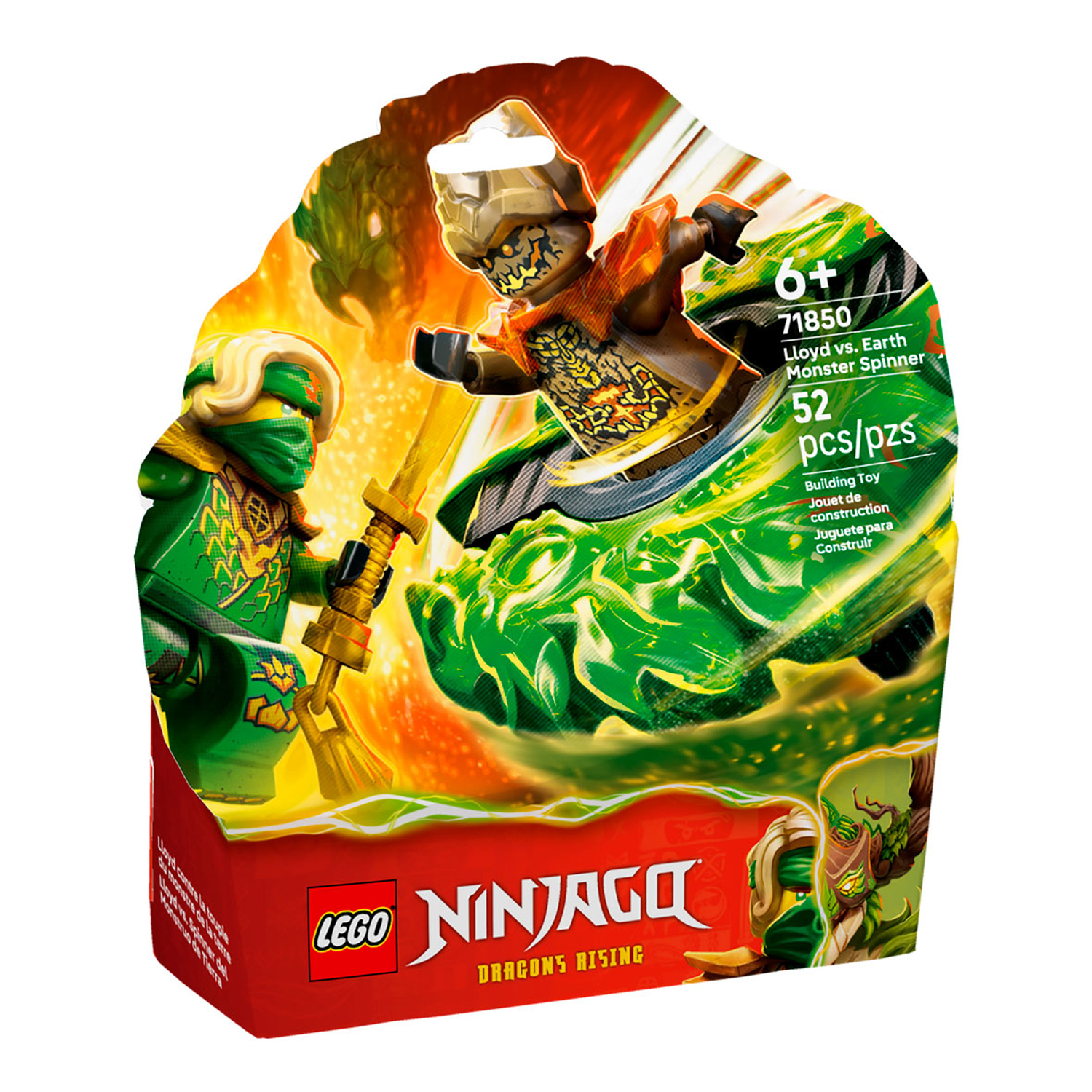 Конструктор LEGO NINJAGO Земляного Монстра Спиннера 52 дет. - фото 2