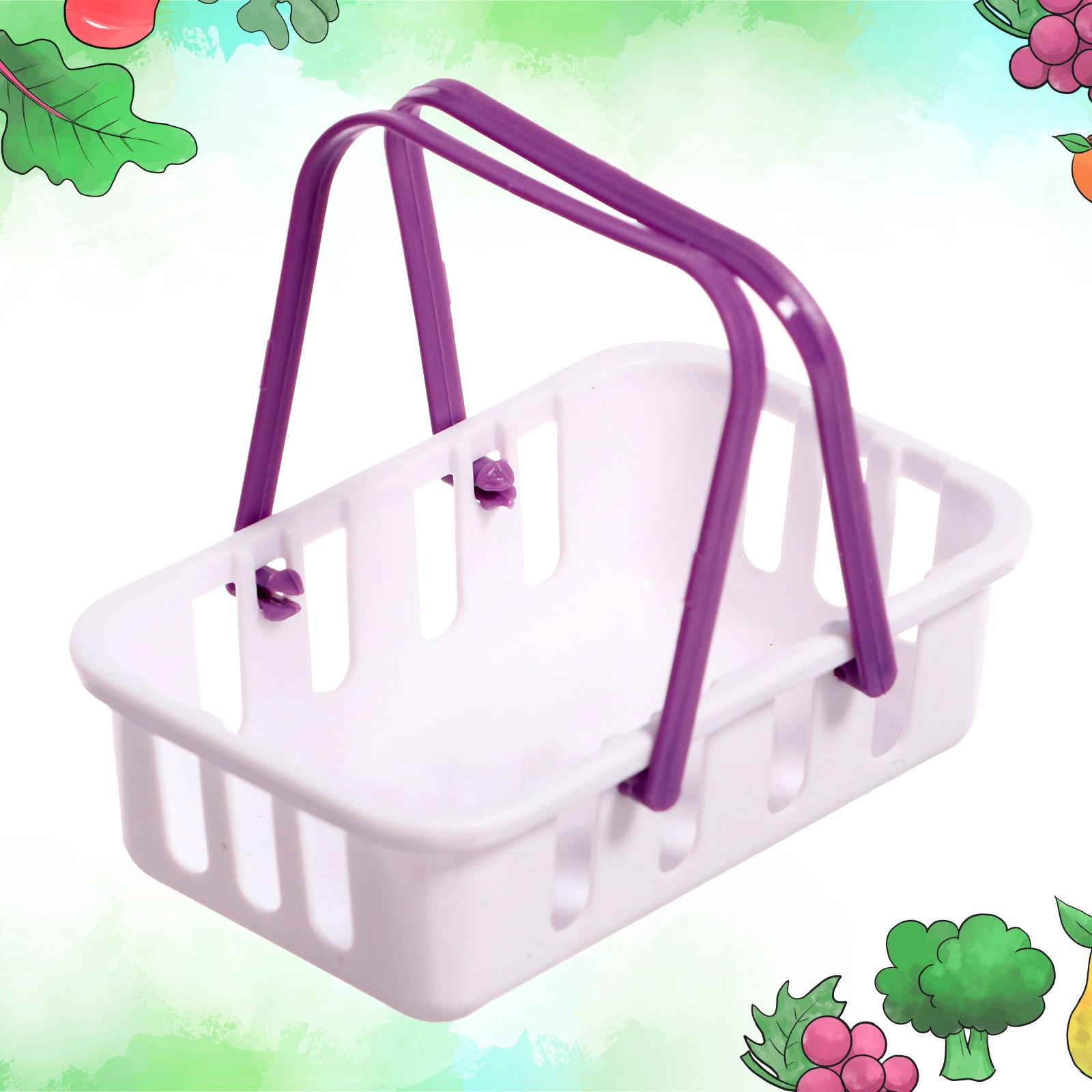 Игровой набор Sima-Land продукты, прилавок, касса, тележки и корзинки - фото 14