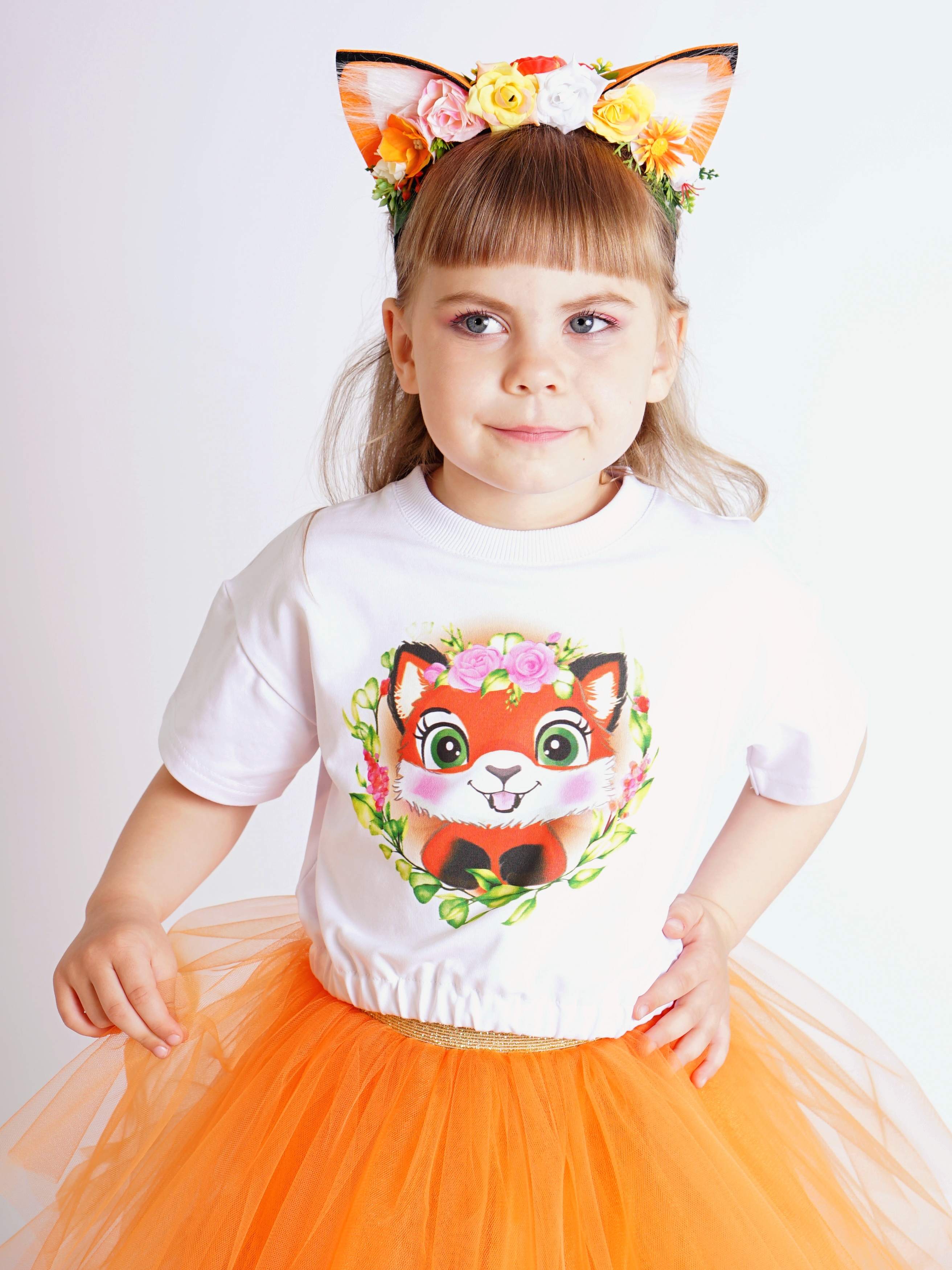 Ободок с ушками лисы ЭнчантималсDress ОбУшиЛисы - фото 3