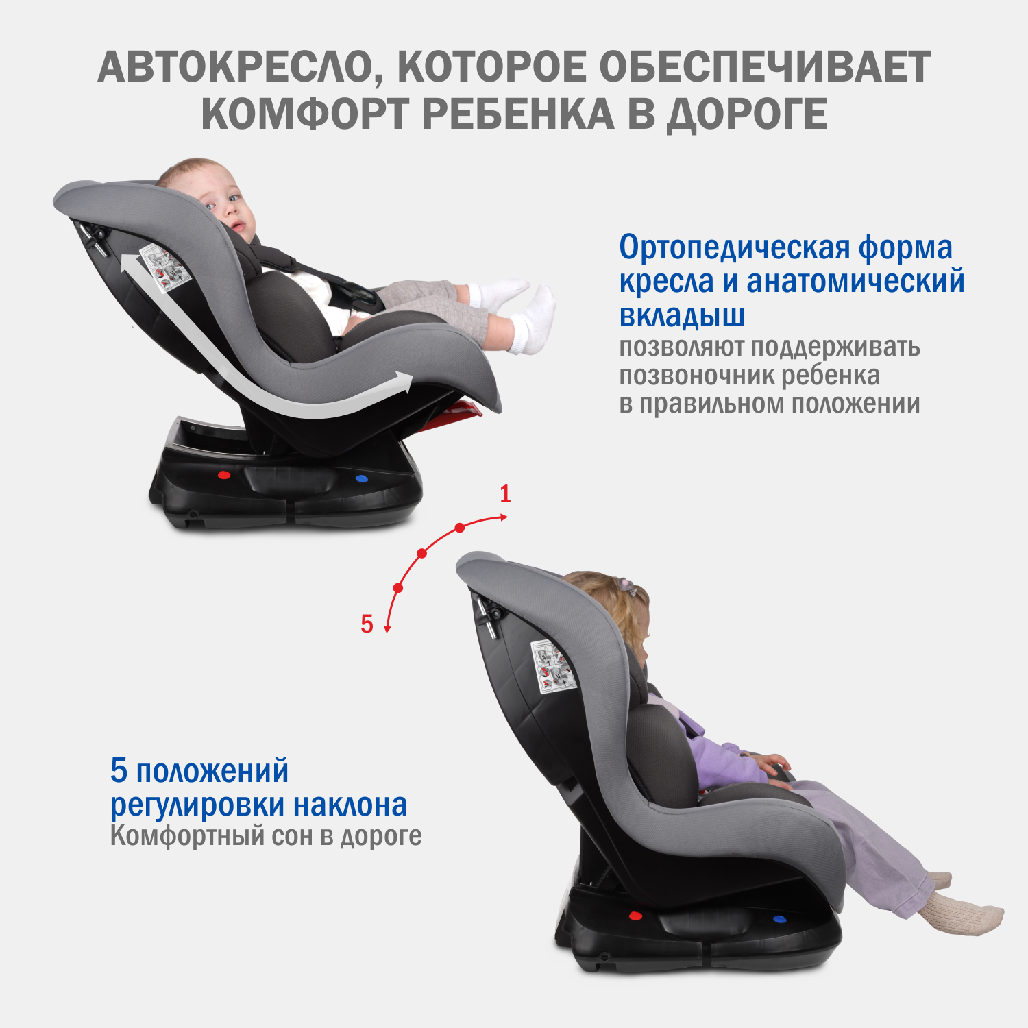 Автокресло SIGER Наутилус 0+/1 (0-18 кг) - фото 2