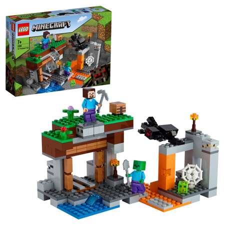 Конструктор LEGO Minecraft Заброшенная шахта блочный