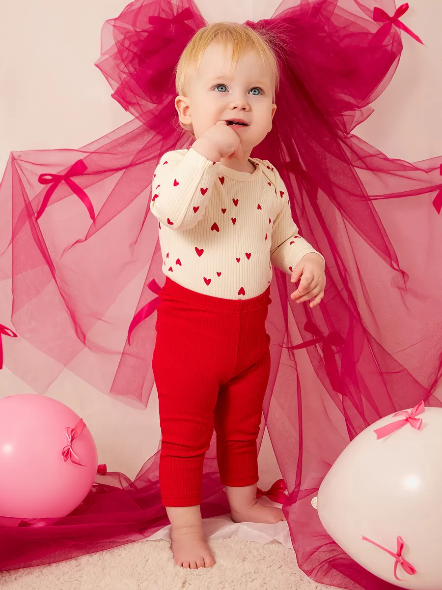 Комплект Mark Formelle (Марк Формэль) 89406-1/сердечки на молочном +красный - фото 13