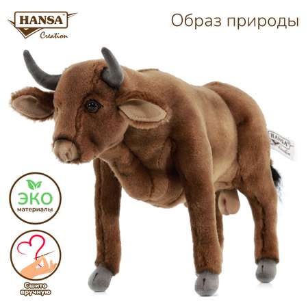 Игрушка мягкая HANSA бычок 22 см