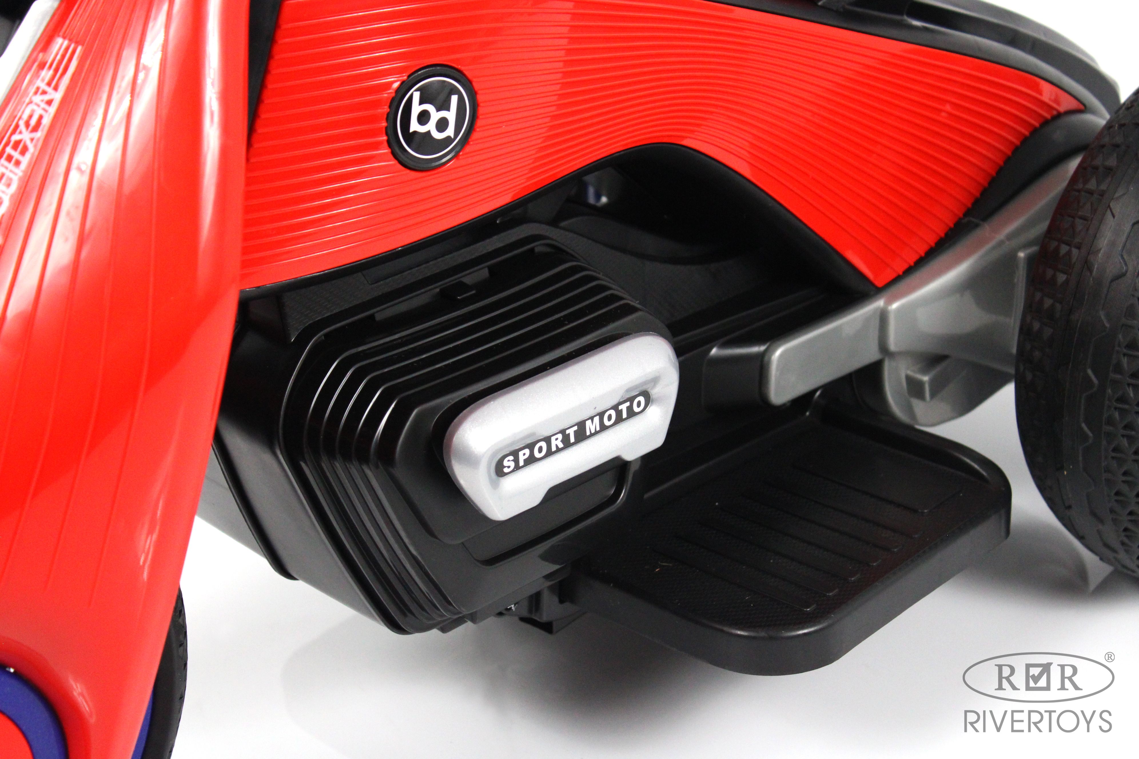 Электромобиль RIVERTOYS K333PX-RED - фото 9