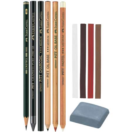 Набор для рисования Faber Castell Pitt Monochrome 12 шт.
