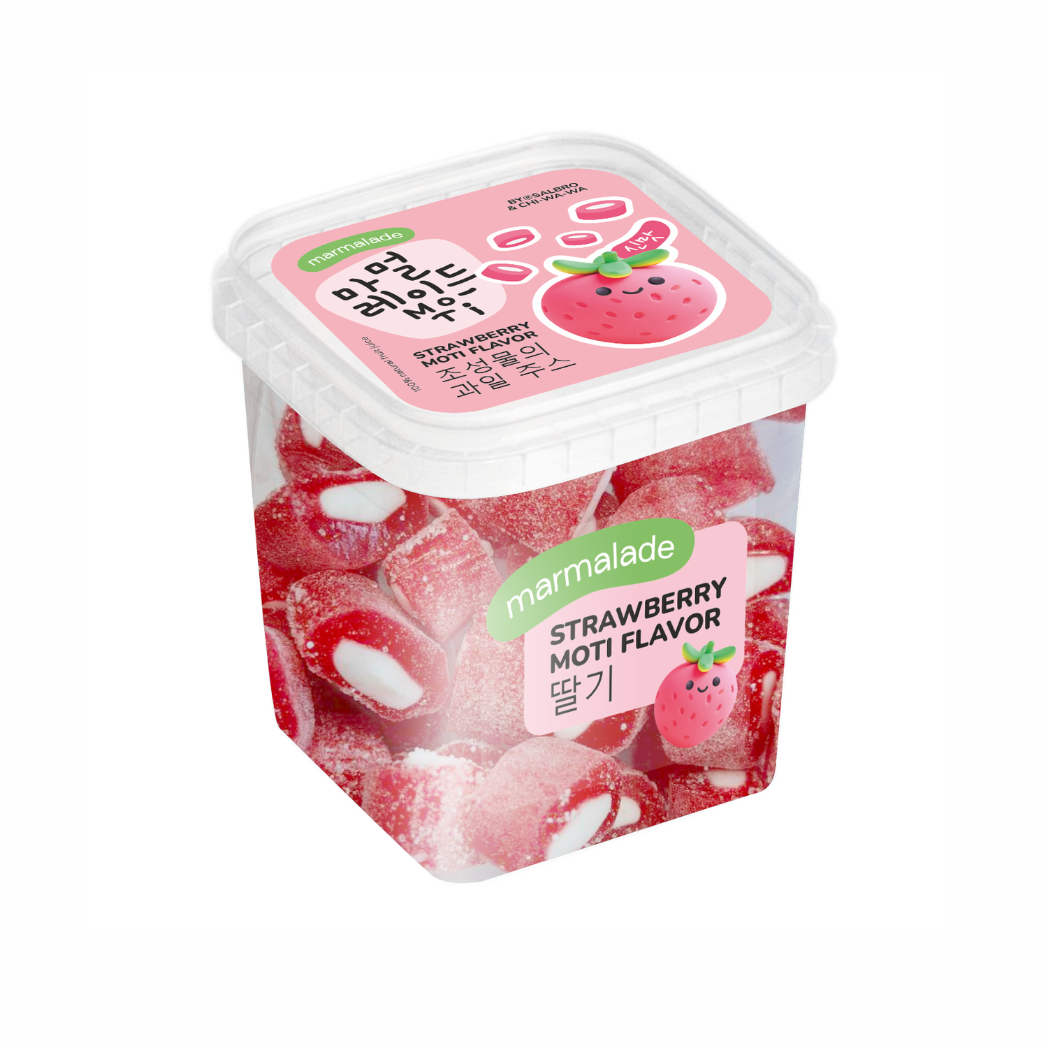 Мармелад Chi-wa-wa клубника кислый 150г - фото 4