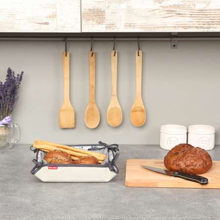 Хлебница CASY HOME 20х20х7см бежевая ВВ-012
