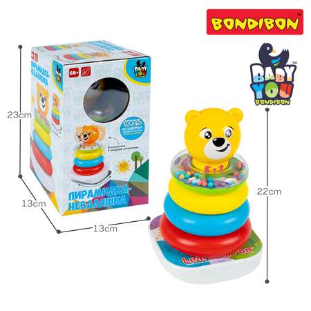 Игрушка Bondibon погремушка Медвежонок