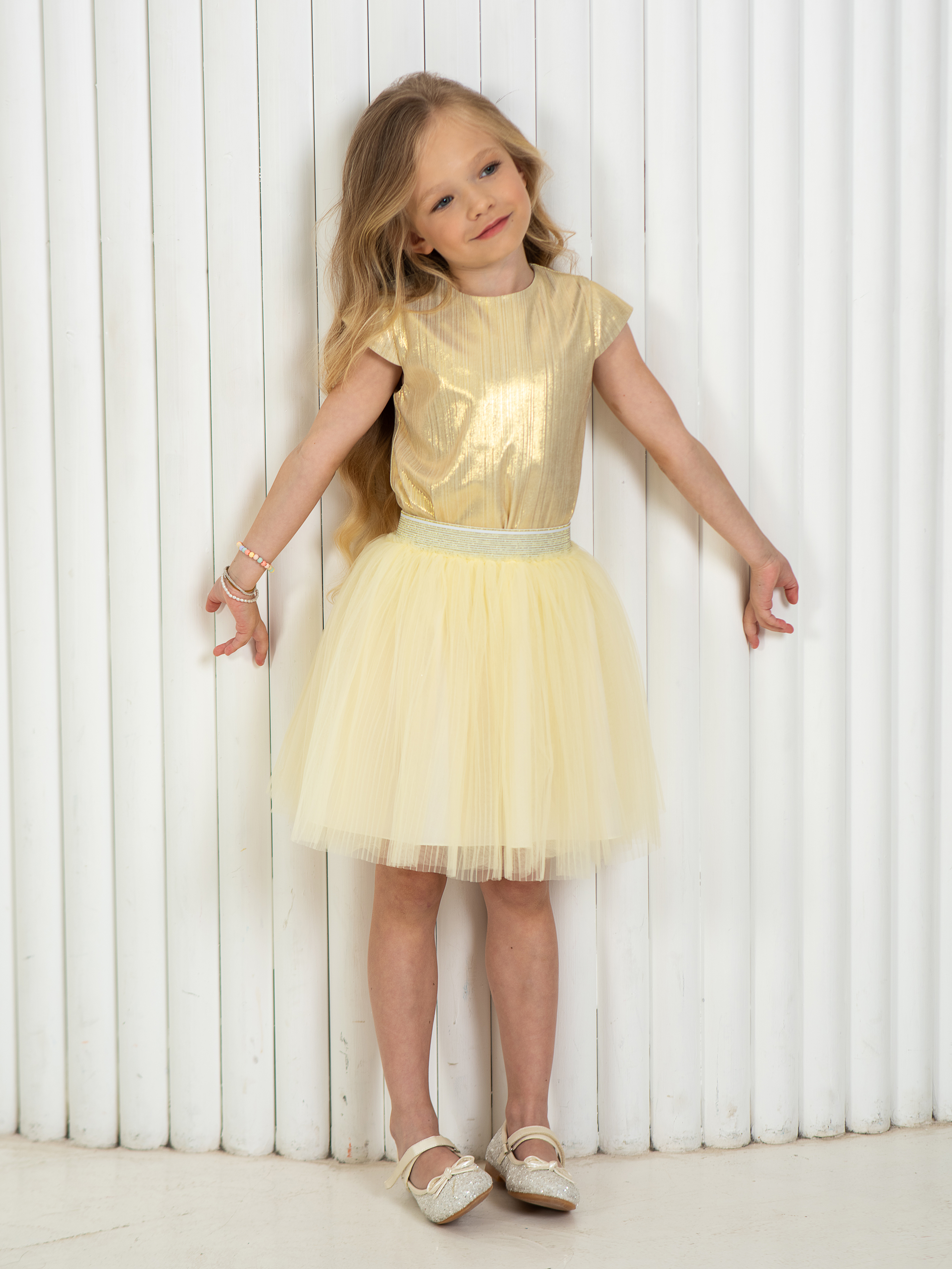 Юбка LisaWeta S-142 желтый - фото 9