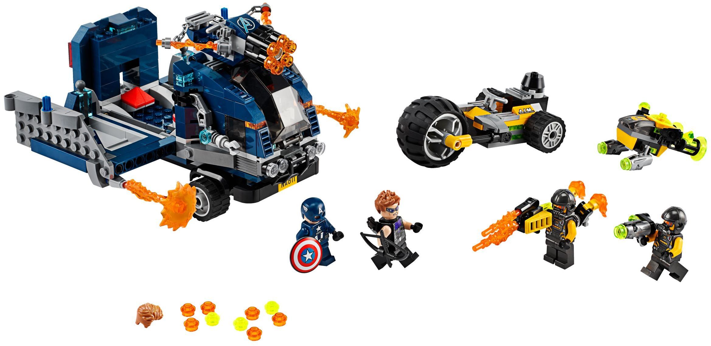 Конструктор LEGO Marvel Super Heroes Нападение на грузовик 477 дет. - фото 2