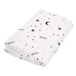 Пододеяльник AmaroBaby на молнии 145х210 см STARS белый